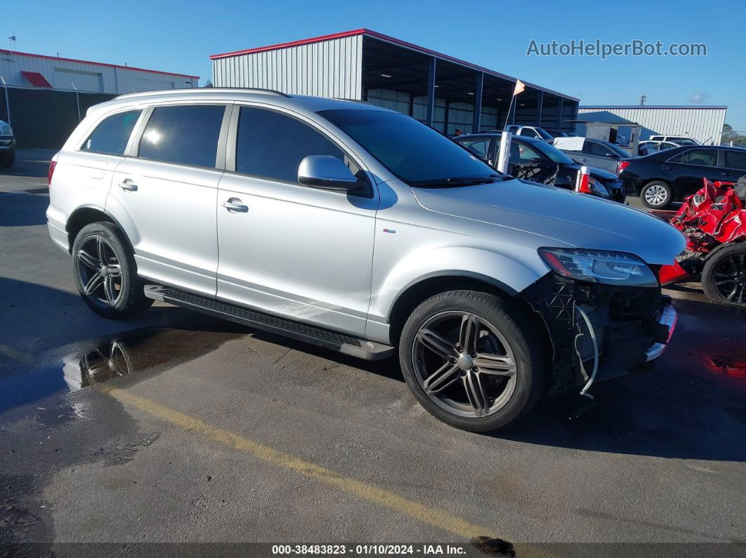 2015 Audi Q7 3.0 Tdi Premium Silver vin: WA1WMAFE6FD014083