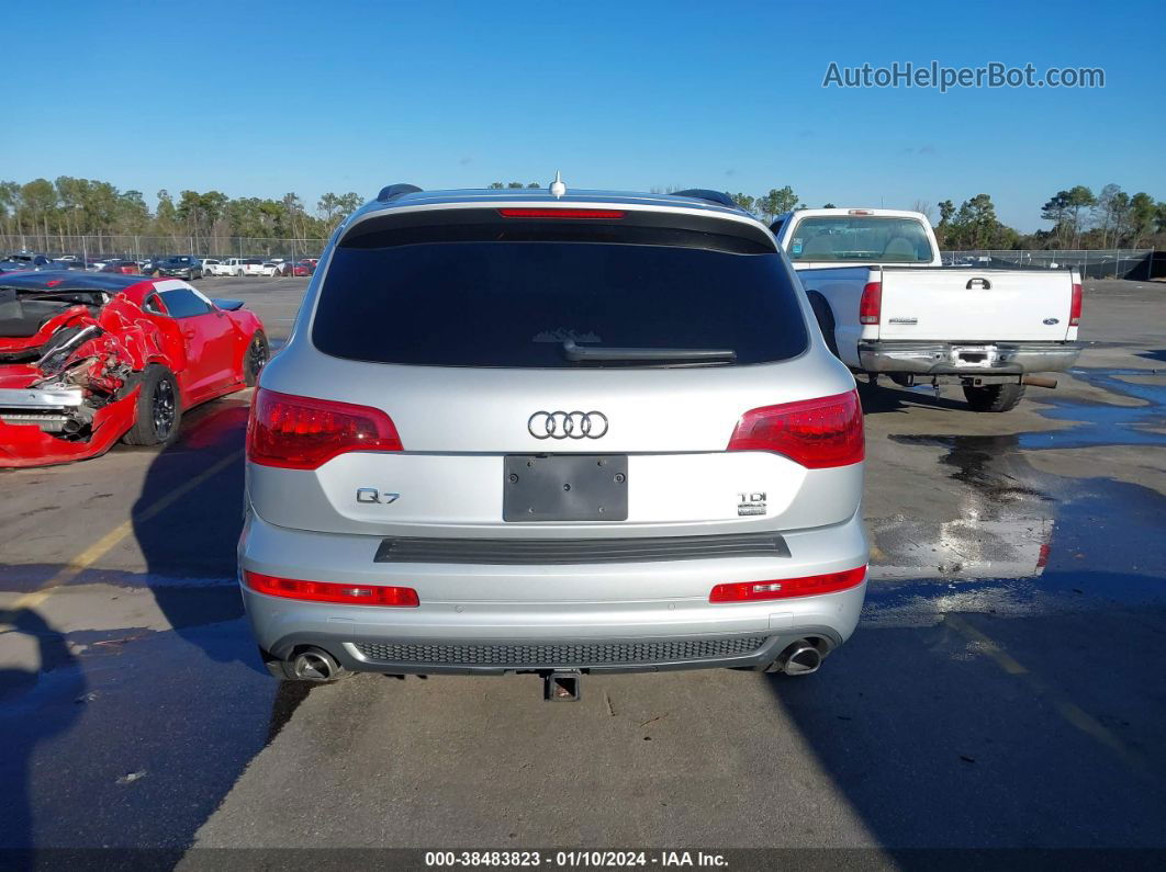 2015 Audi Q7 3.0 Tdi Premium Silver vin: WA1WMAFE6FD014083