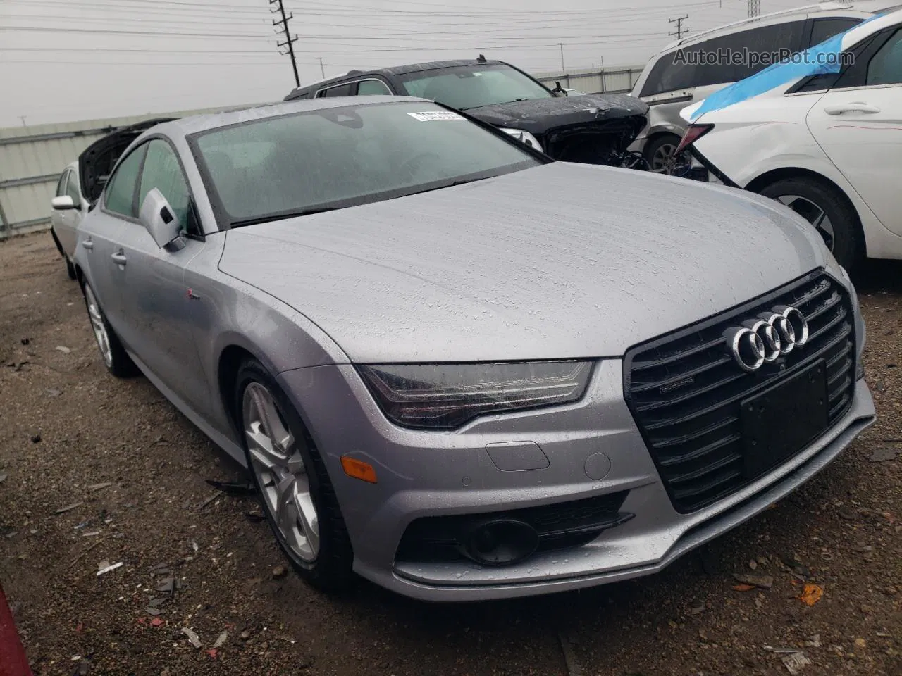 2018 Audi A7 Prestige Silver vin: WAU23AFC5JN062745