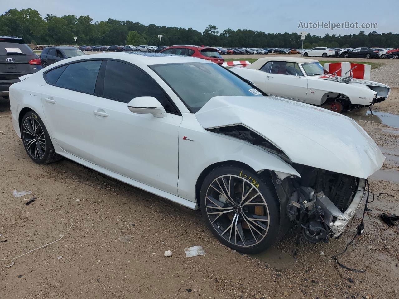 2018 Audi A7 Prestige White vin: WAU23AFC7JN060267