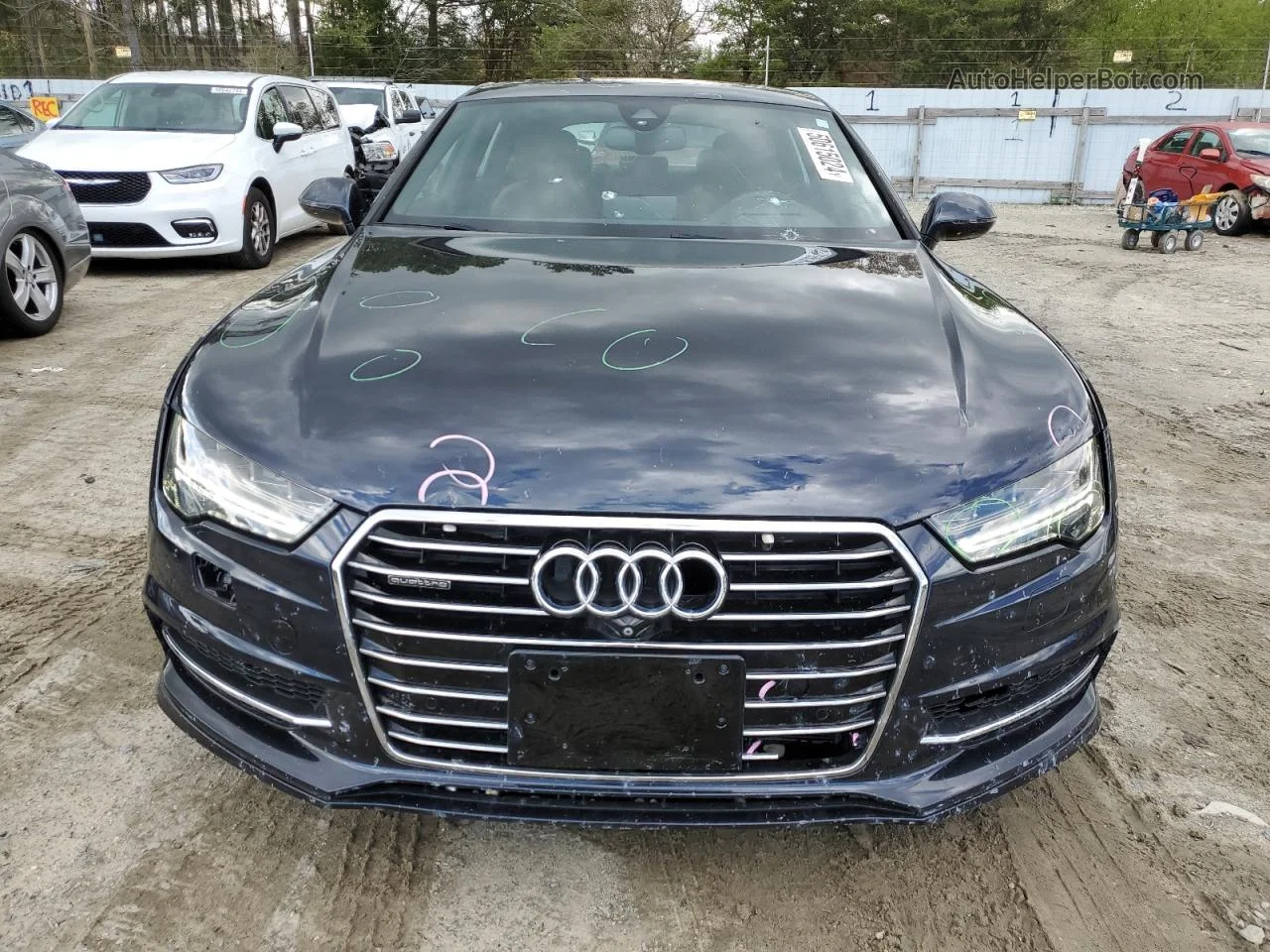 2018 Audi A7 Prestige Черный vin: WAU23AFC9JN011913