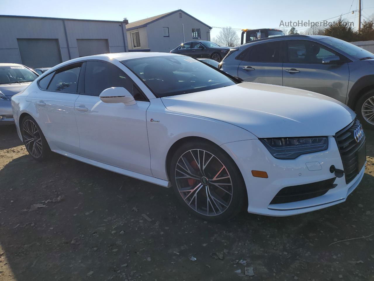 2018 Audi A7 Prestige White vin: WAU23AFC9JN079001