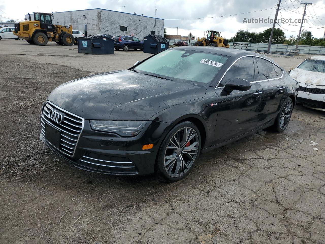 2016 Audi A7 Prestige Черный vin: WAU2GAFC0GN078459