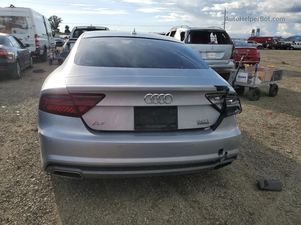 2016 Audi A7 Prestige Silver vin: WAU2GAFC1GN045938