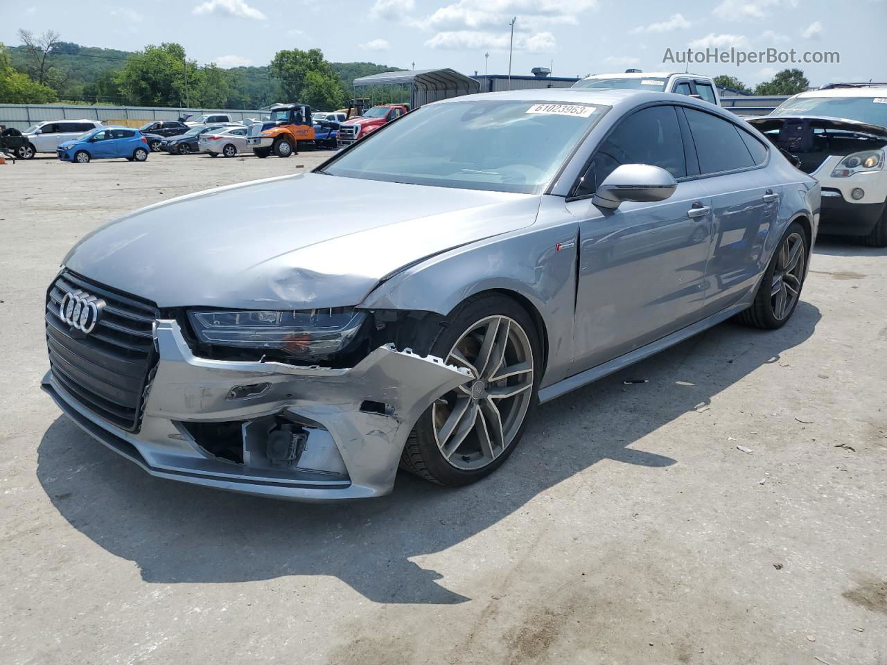 2016 Audi A7 Prestige Silver vin: WAU2GAFC4GN029233