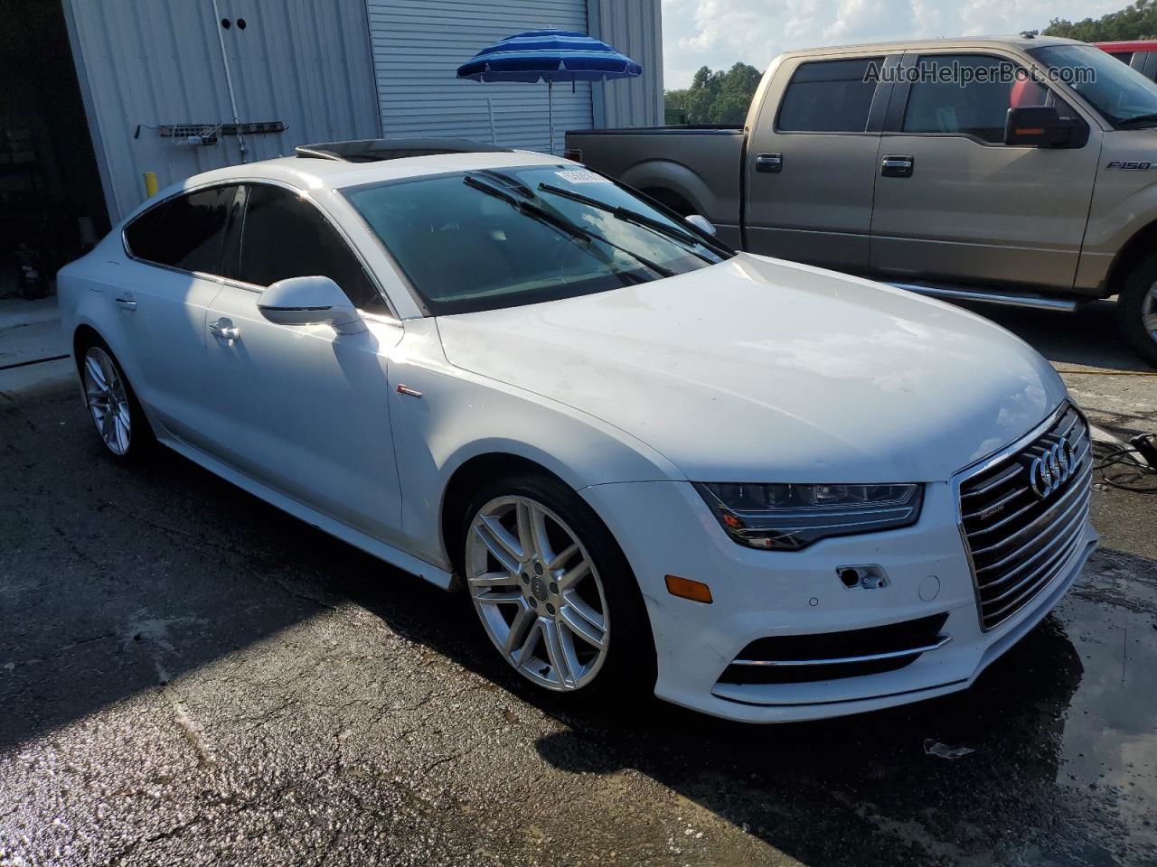 2016 Audi A7 Prestige White vin: WAU2GAFC5GN018368