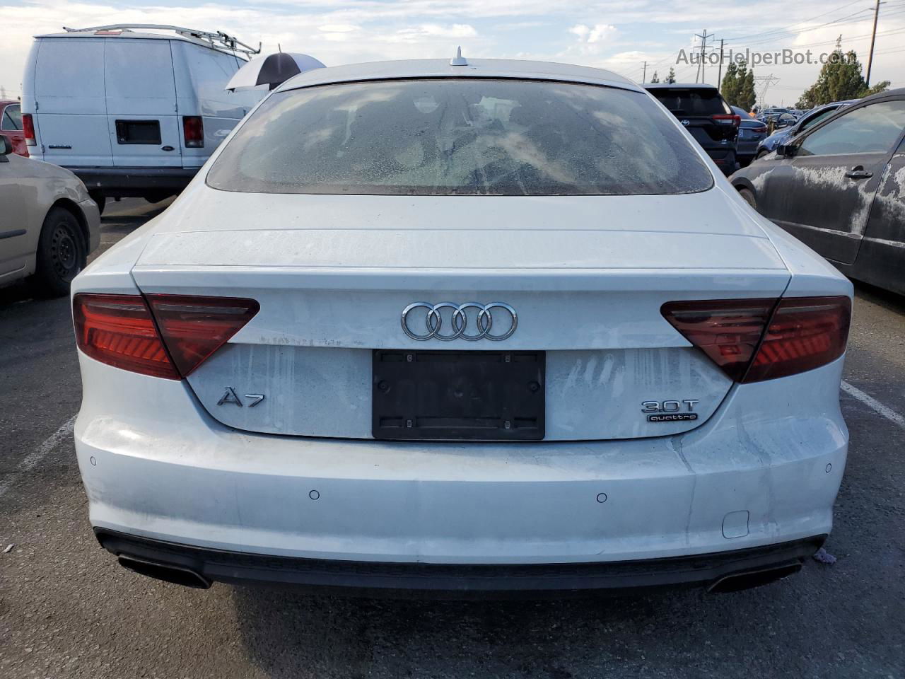 2016 Audi A7 Prestige White vin: WAU2GAFC6GN029363