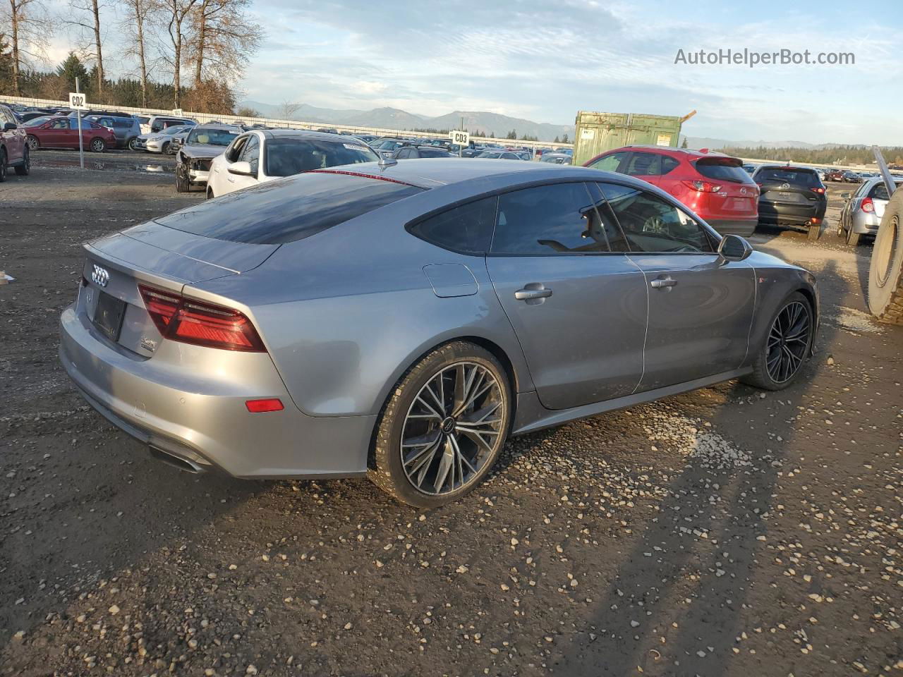 2016 Audi A7 Prestige Серебряный vin: WAU2GAFC7GN023281