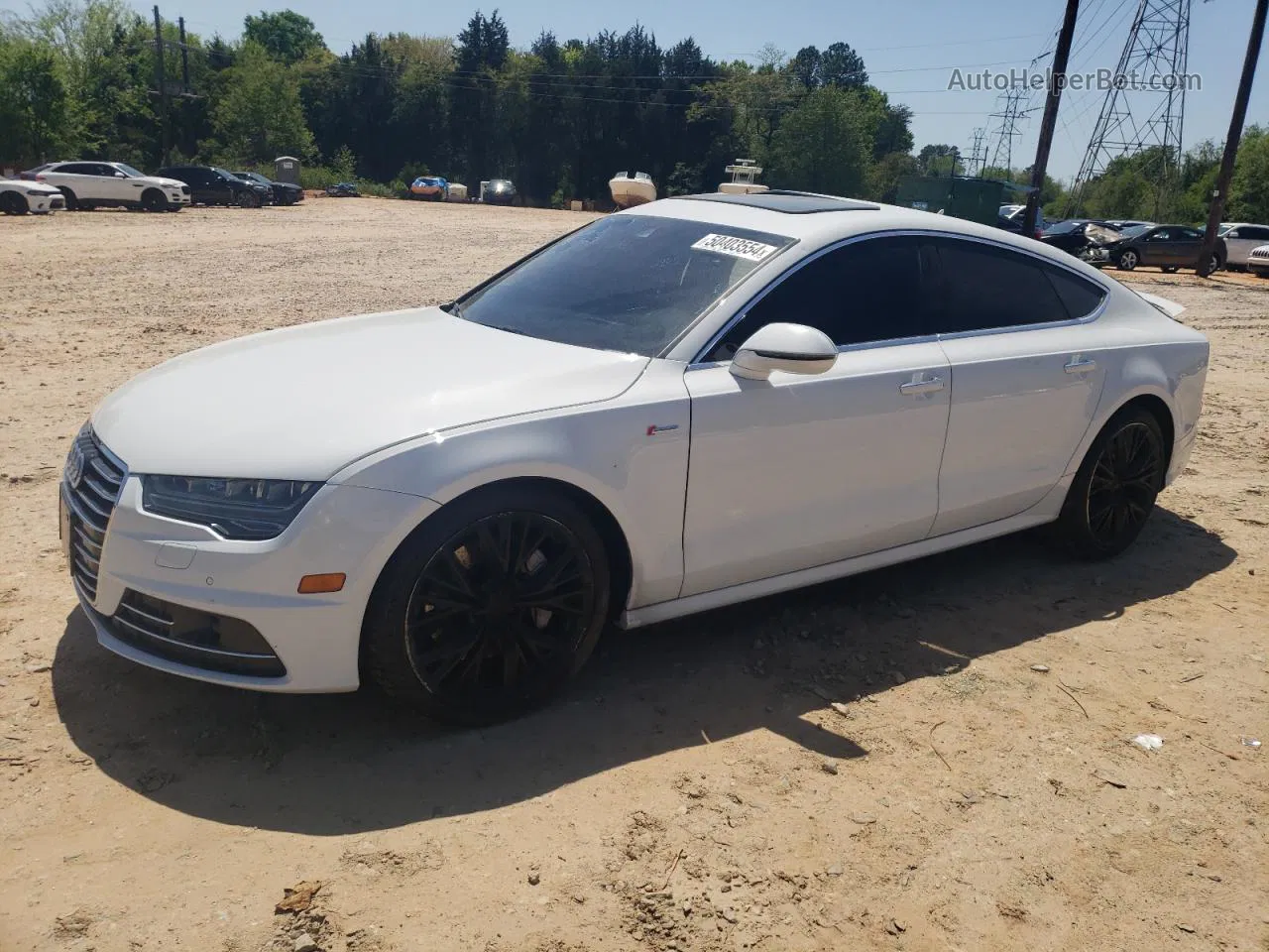 2016 Audi A7 Prestige White vin: WAU2GAFCXGN138490