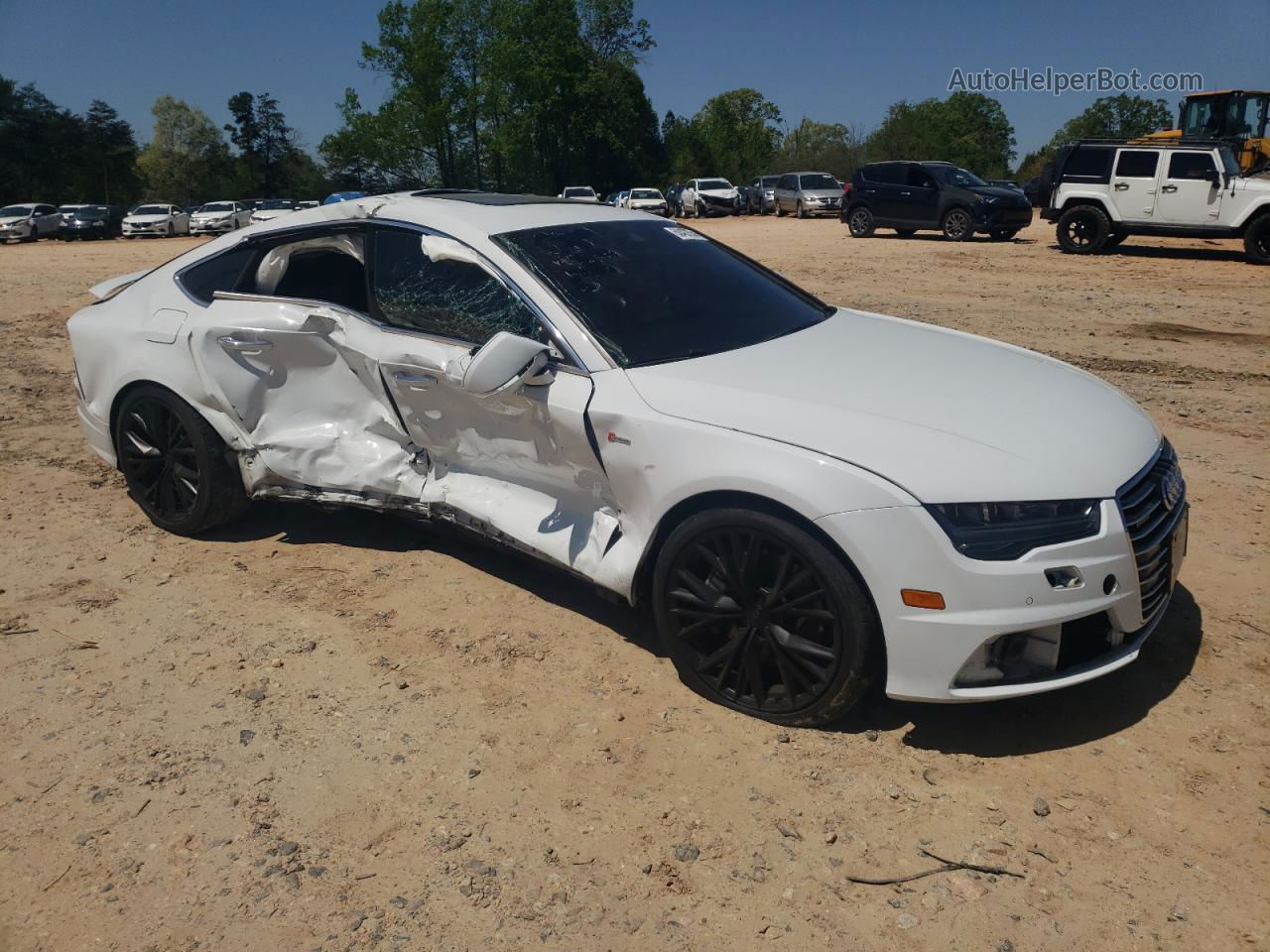 2016 Audi A7 Prestige Белый vin: WAU2GAFCXGN138490