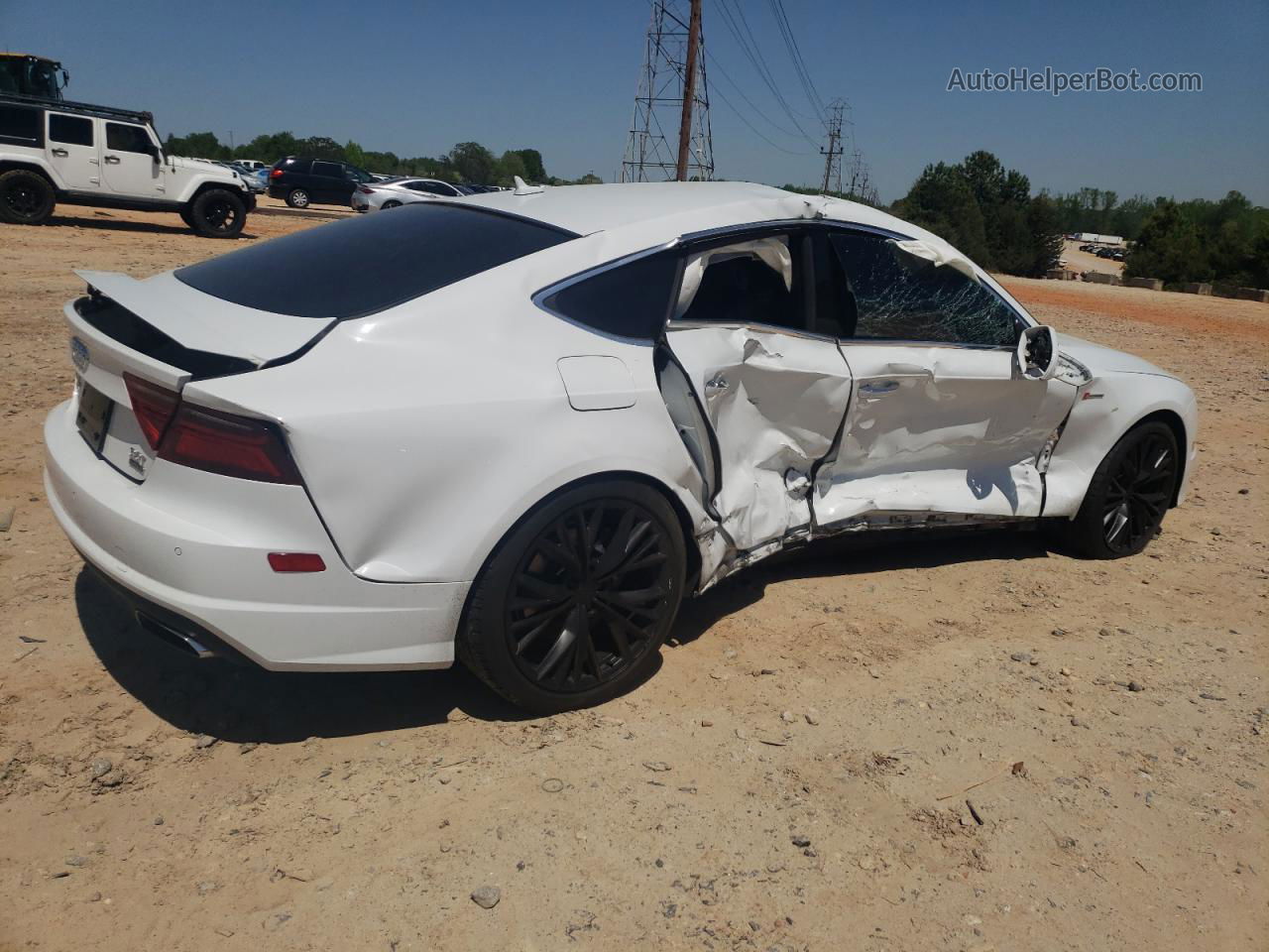 2016 Audi A7 Prestige White vin: WAU2GAFCXGN138490