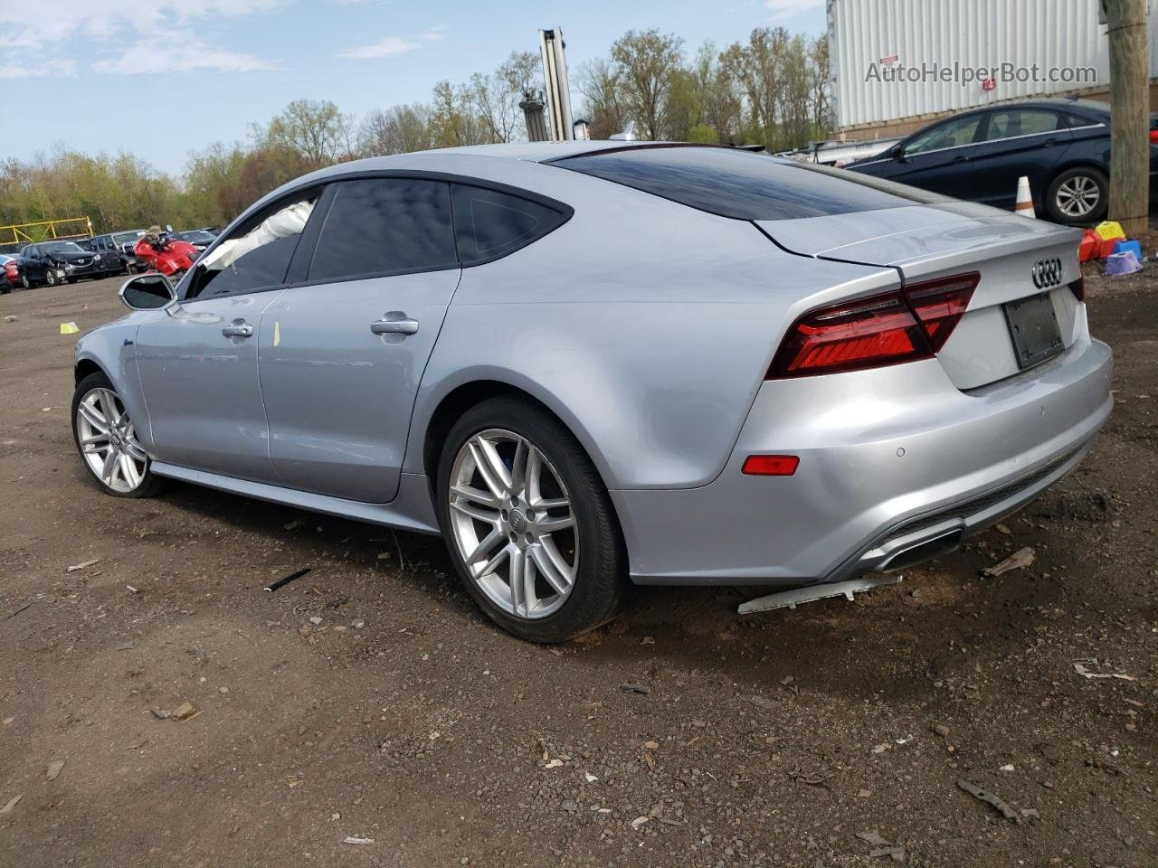 2016 Audi A7 Prestige Серебряный vin: WAU2GBFCXGN007386