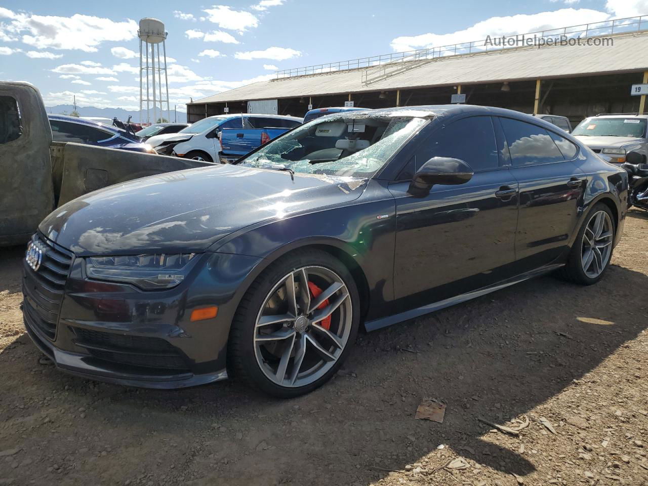 2016 Audi A7 Prestige Charcoal vin: WAU2MAFC0GN027035