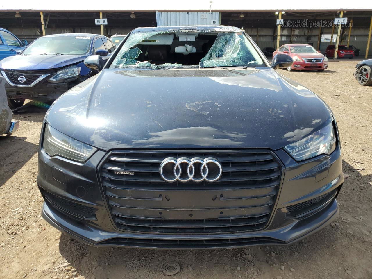 2016 Audi A7 Prestige Charcoal vin: WAU2MAFC0GN027035