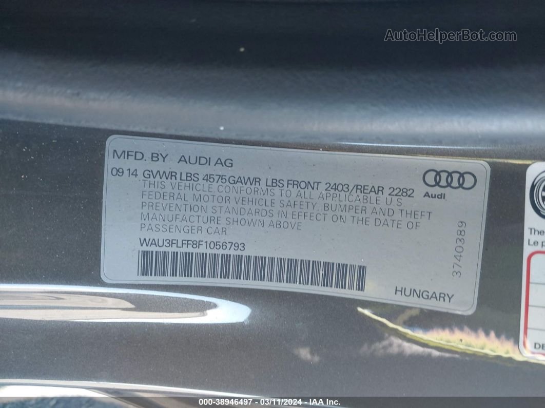 2015 Audi A3 2.0t Premium Коричневый vin: WAU3FLFF8F1056793