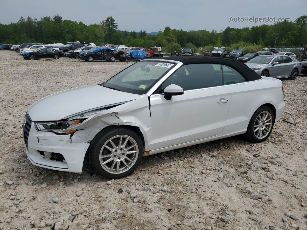 2015 Audi A3 Premium Plus White vin: WAU3FLFF9F1107864