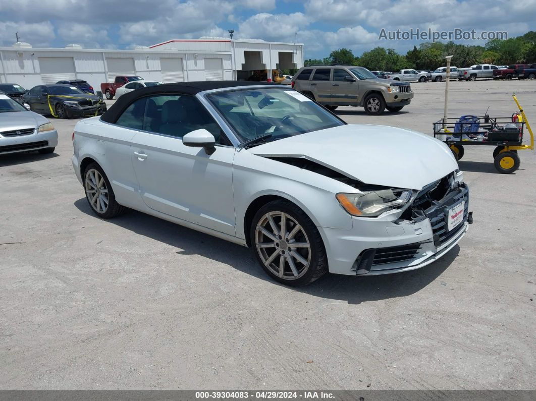 2016 Audi A3 2.0t Premium White vin: WAU78LFF2G1036665