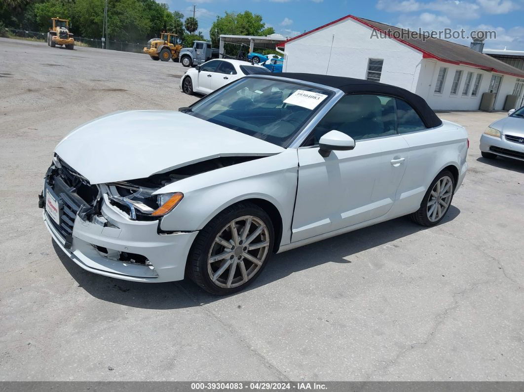 2016 Audi A3 2.0t Premium White vin: WAU78LFF2G1036665