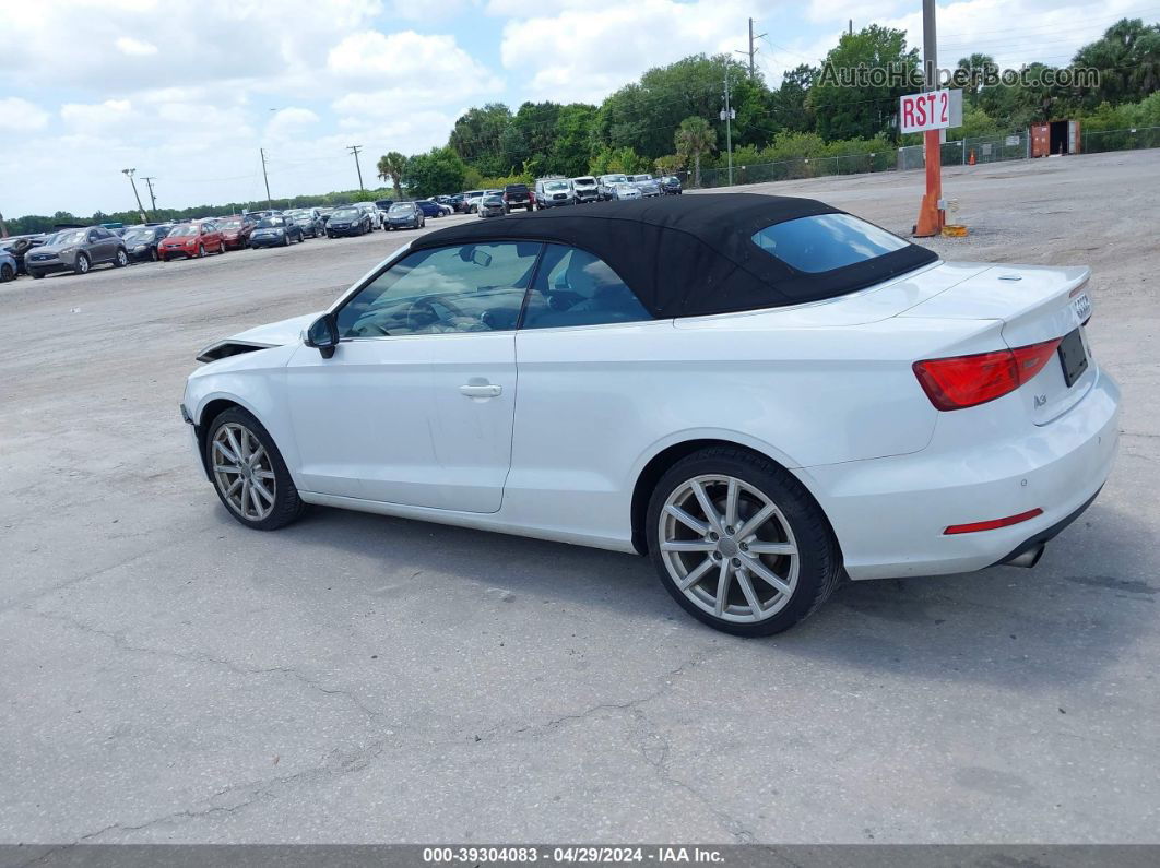 2016 Audi A3 2.0t Premium White vin: WAU78LFF2G1036665