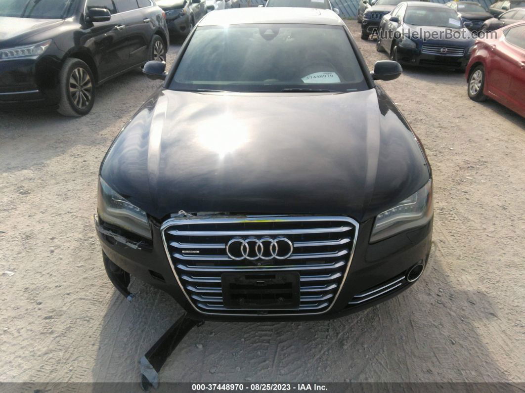 2014 Audi A8 4.0t Black vin: WAUA2AFD7EN003581