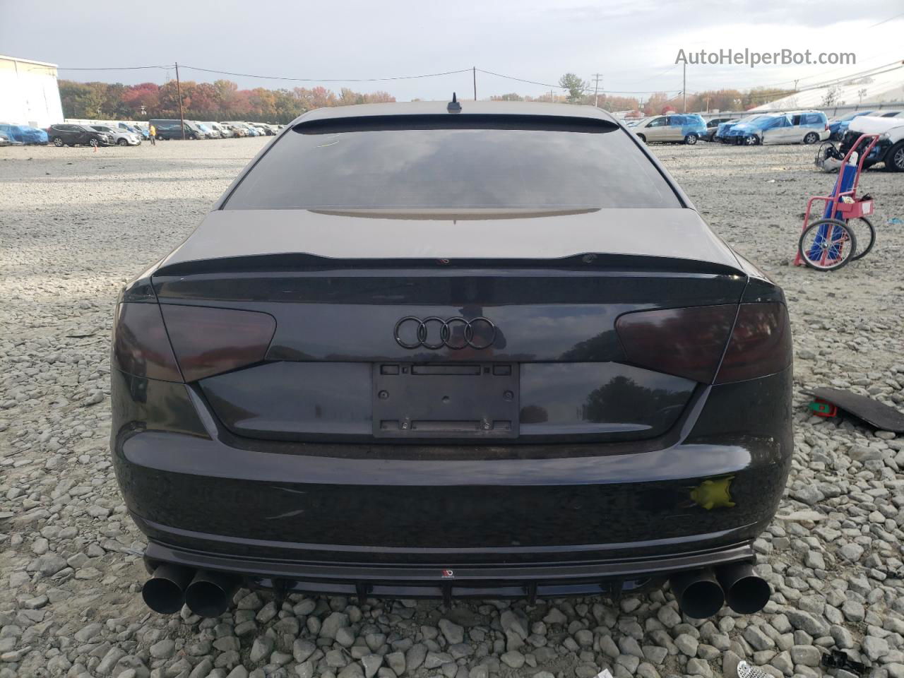 2014 Audi A8 Quattro Black vin: WAUA2AFD7EN003659