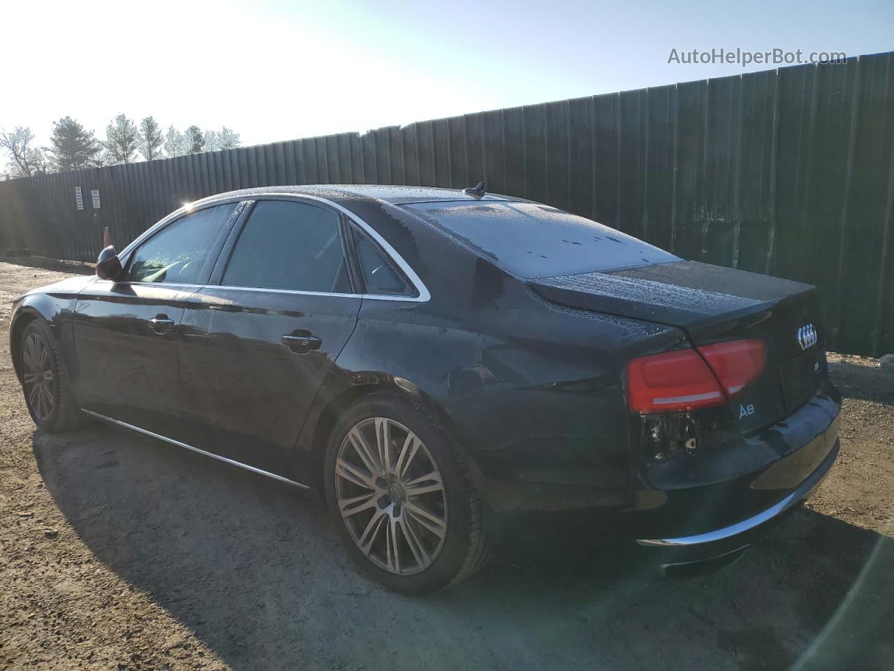 2014 Audi A8 Quattro Black vin: WAUA2AFD8EN008904