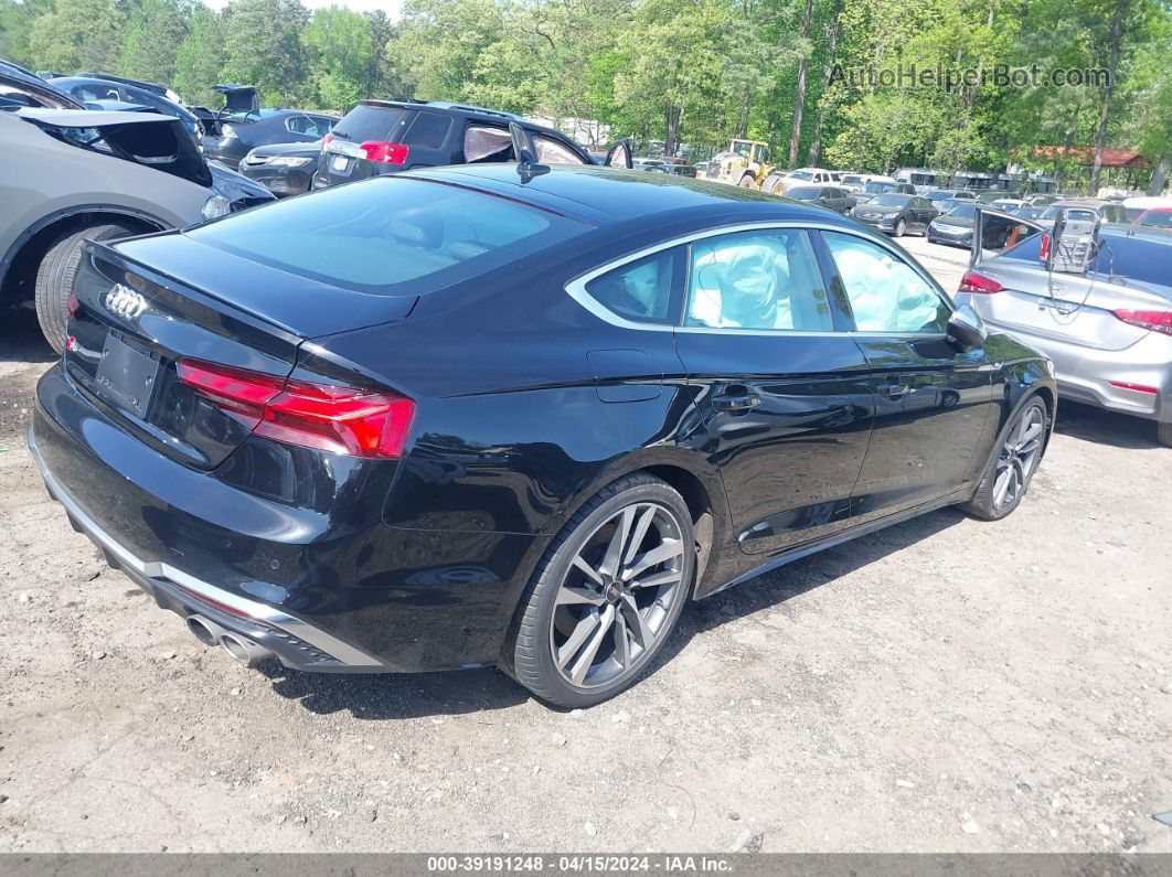 2022 Audi S5 Sportback Premium Tfsi Quattro Tiptronic Black vin: WAUA4CF58NA033520