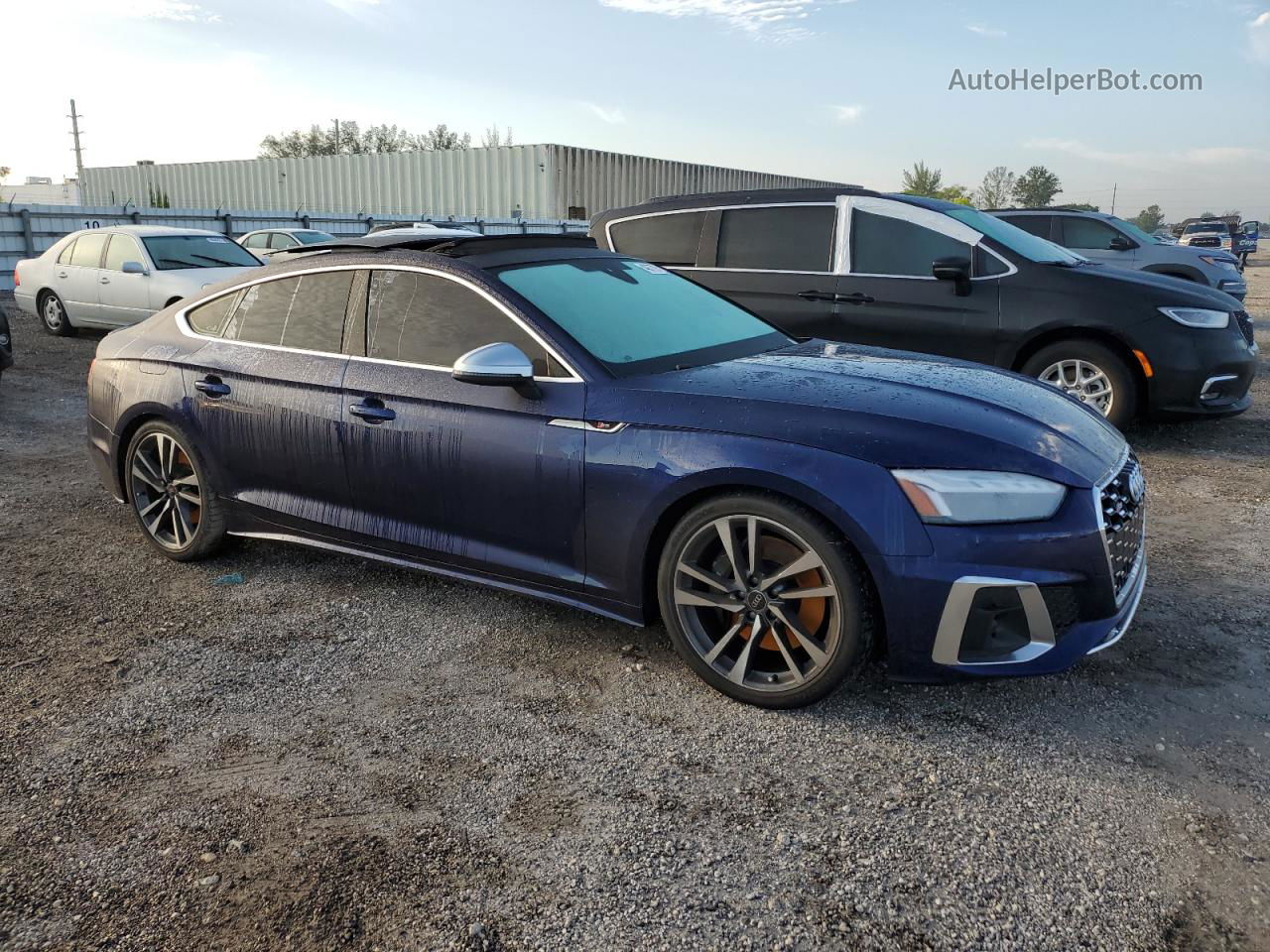 2022 Audi S5 Premium Blue vin: WAUA4CF5XNA028013