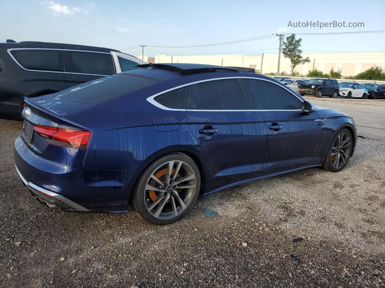 2022 Audi S5 Premium Синий vin: WAUA4CF5XNA028013