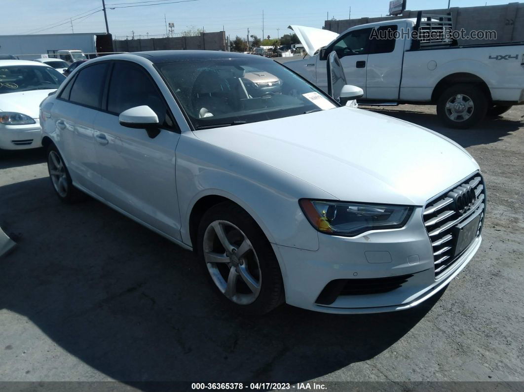 2016 Audi A3 1.8t Premium White vin: WAUA7GFF0G1031318