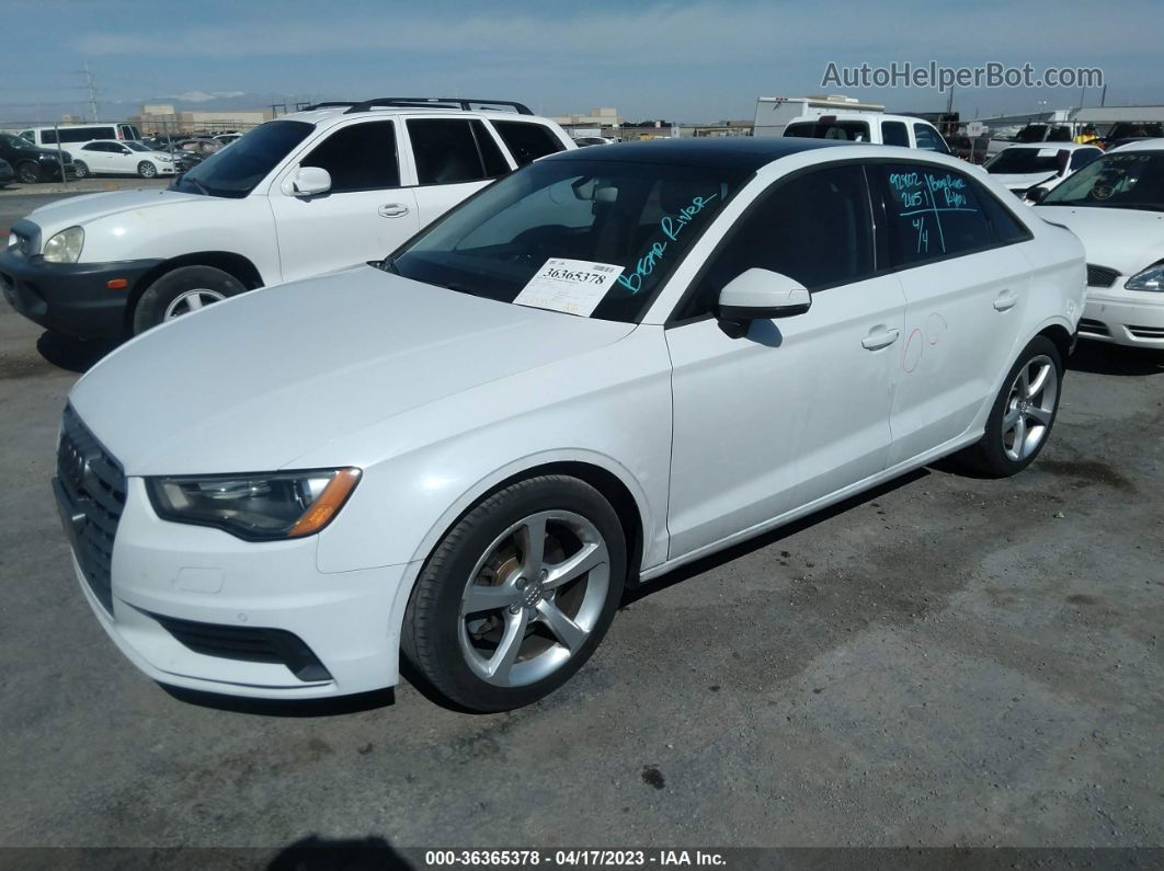 2016 Audi A3 1.8t Premium White vin: WAUA7GFF0G1031318