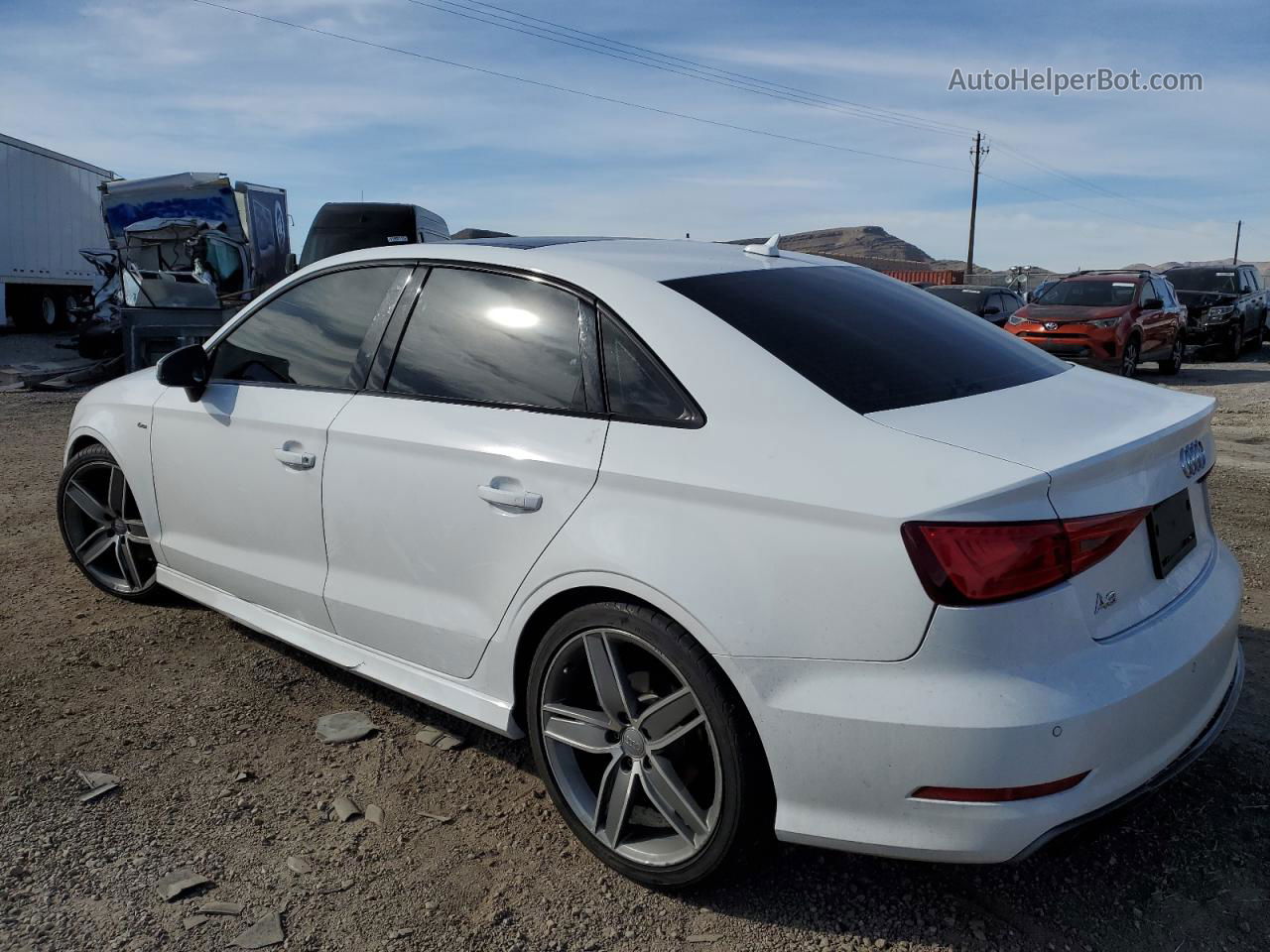 2016 Audi A3 Premium White vin: WAUA7GFF0G1048054