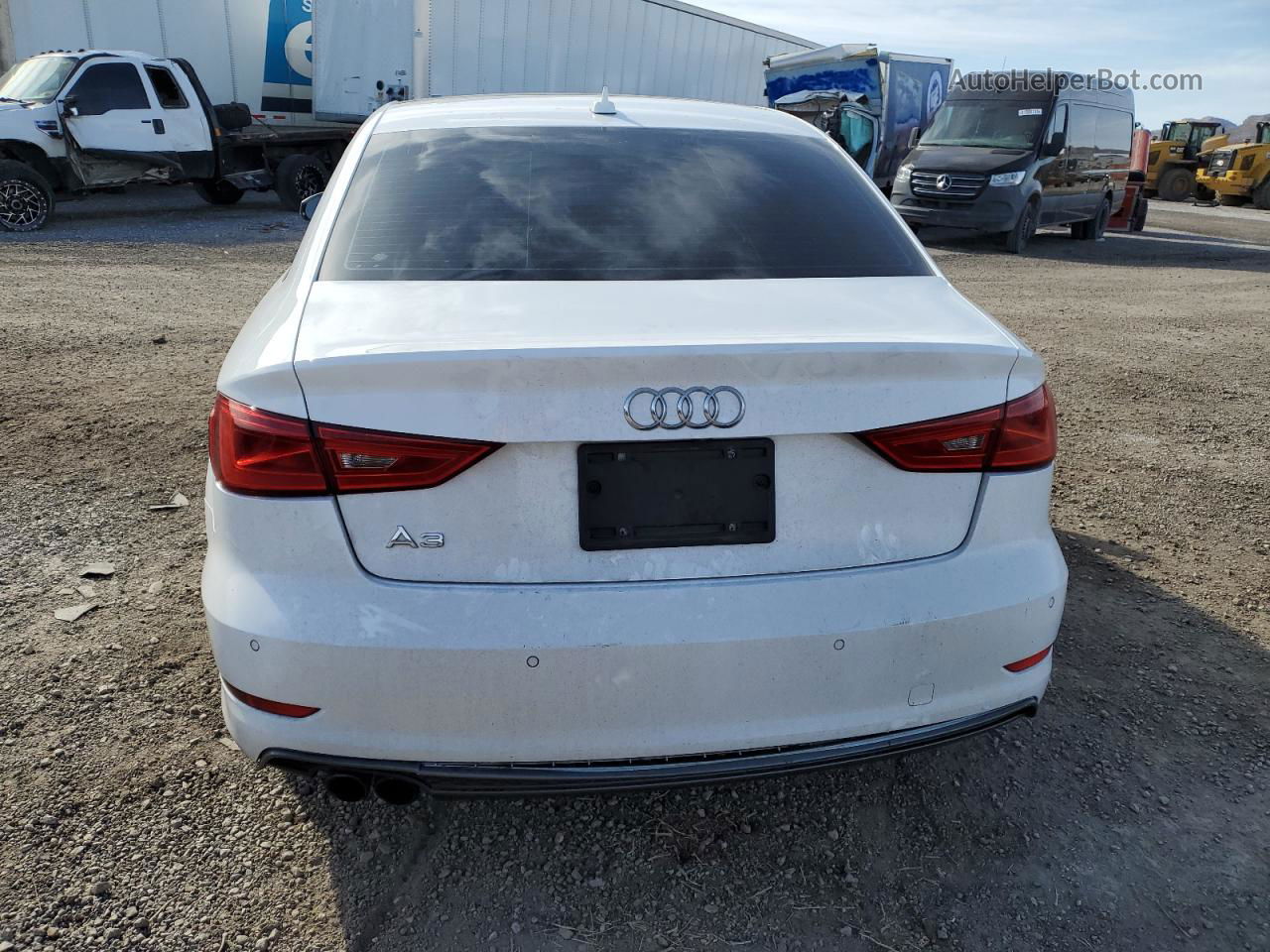 2016 Audi A3 Premium White vin: WAUA7GFF0G1048054