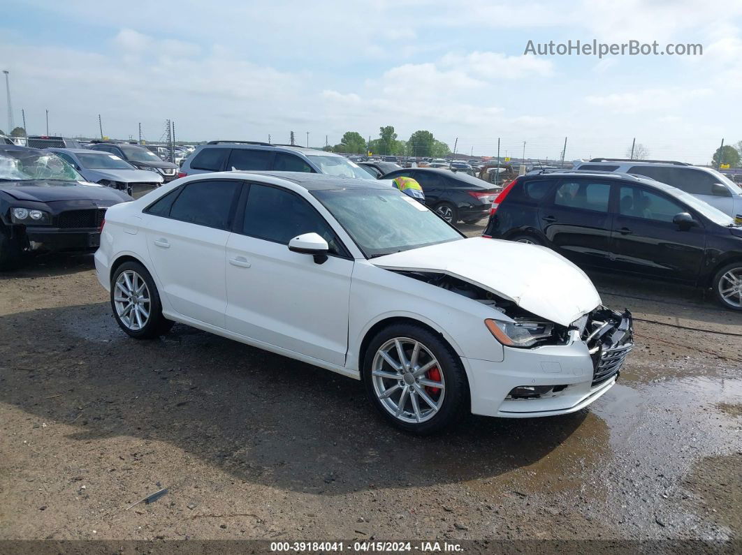 2016 Audi A3 1.8t Premium White vin: WAUA7GFF1G1008470