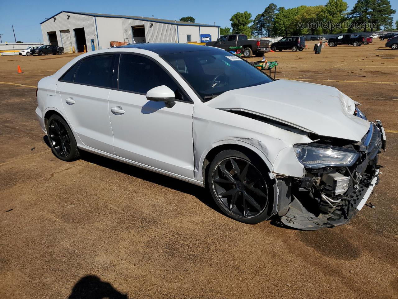 2016 Audi A3 Premium White vin: WAUA7GFF1G1024748