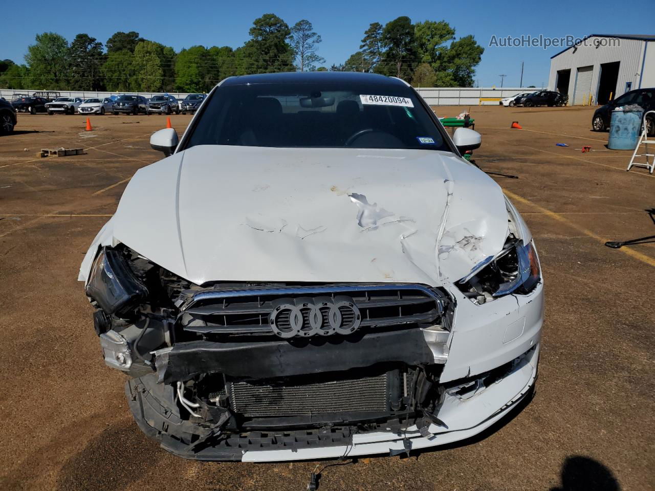 2016 Audi A3 Premium White vin: WAUA7GFF1G1024748