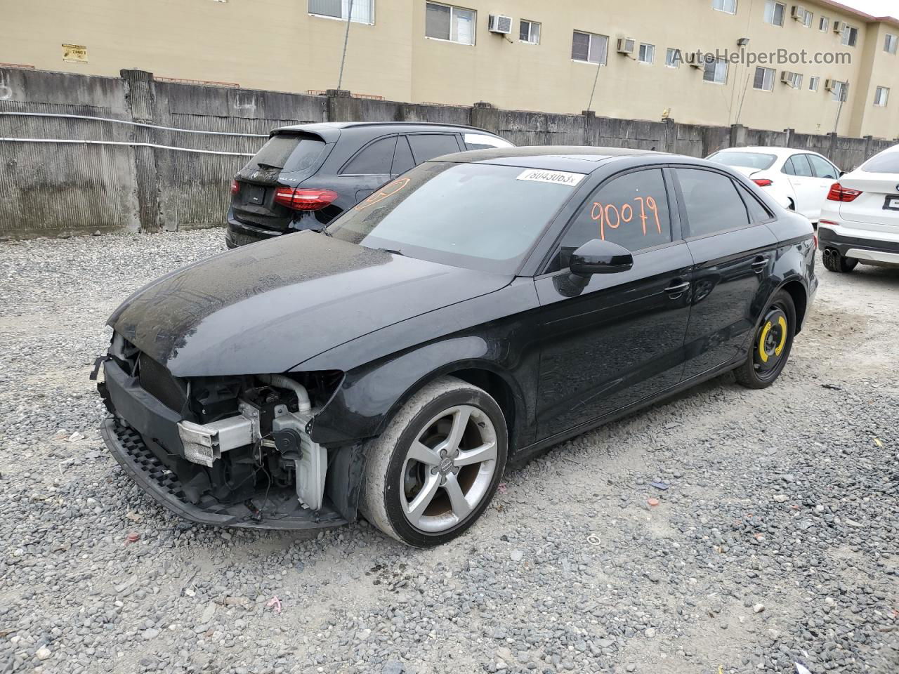 2016 Audi A3 Premium Черный vin: WAUA7GFF2G1022328