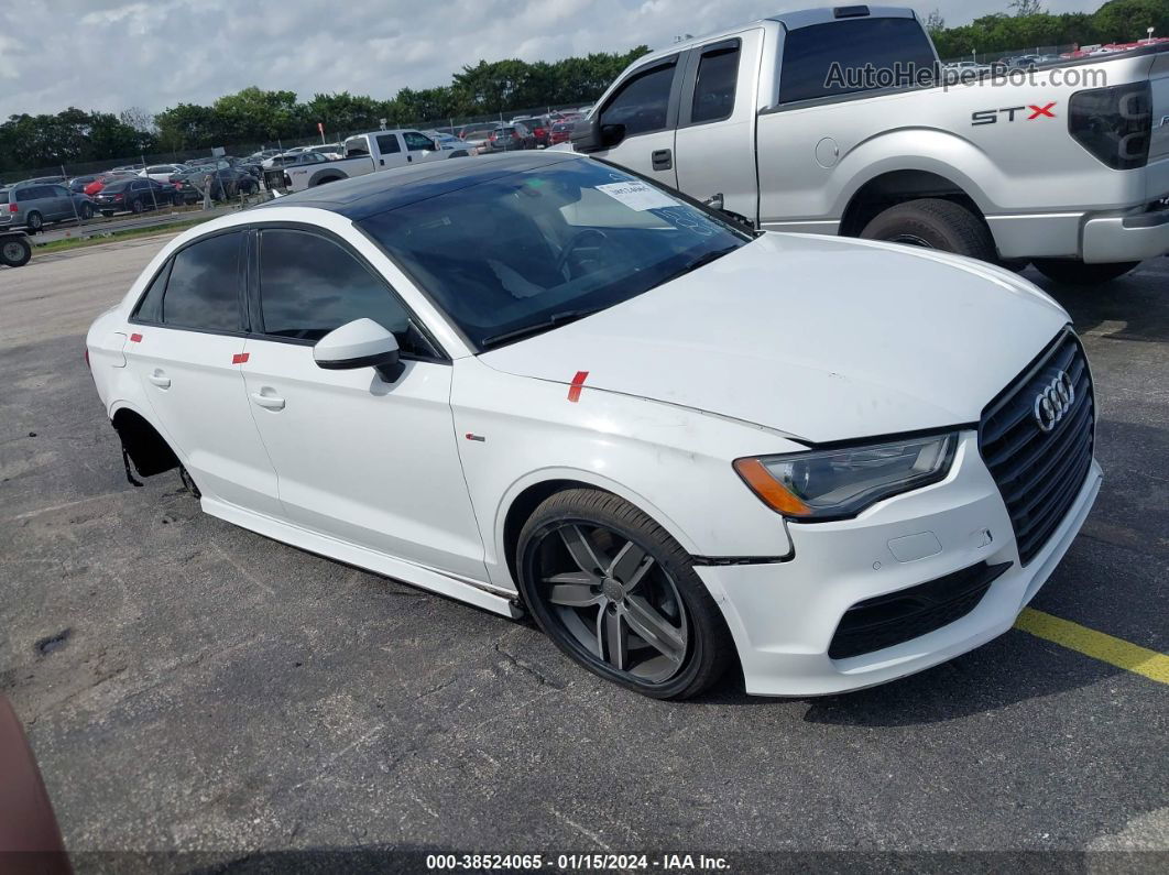 2016 Audi A3 1.8t Premium White vin: WAUA7GFF2G1100056