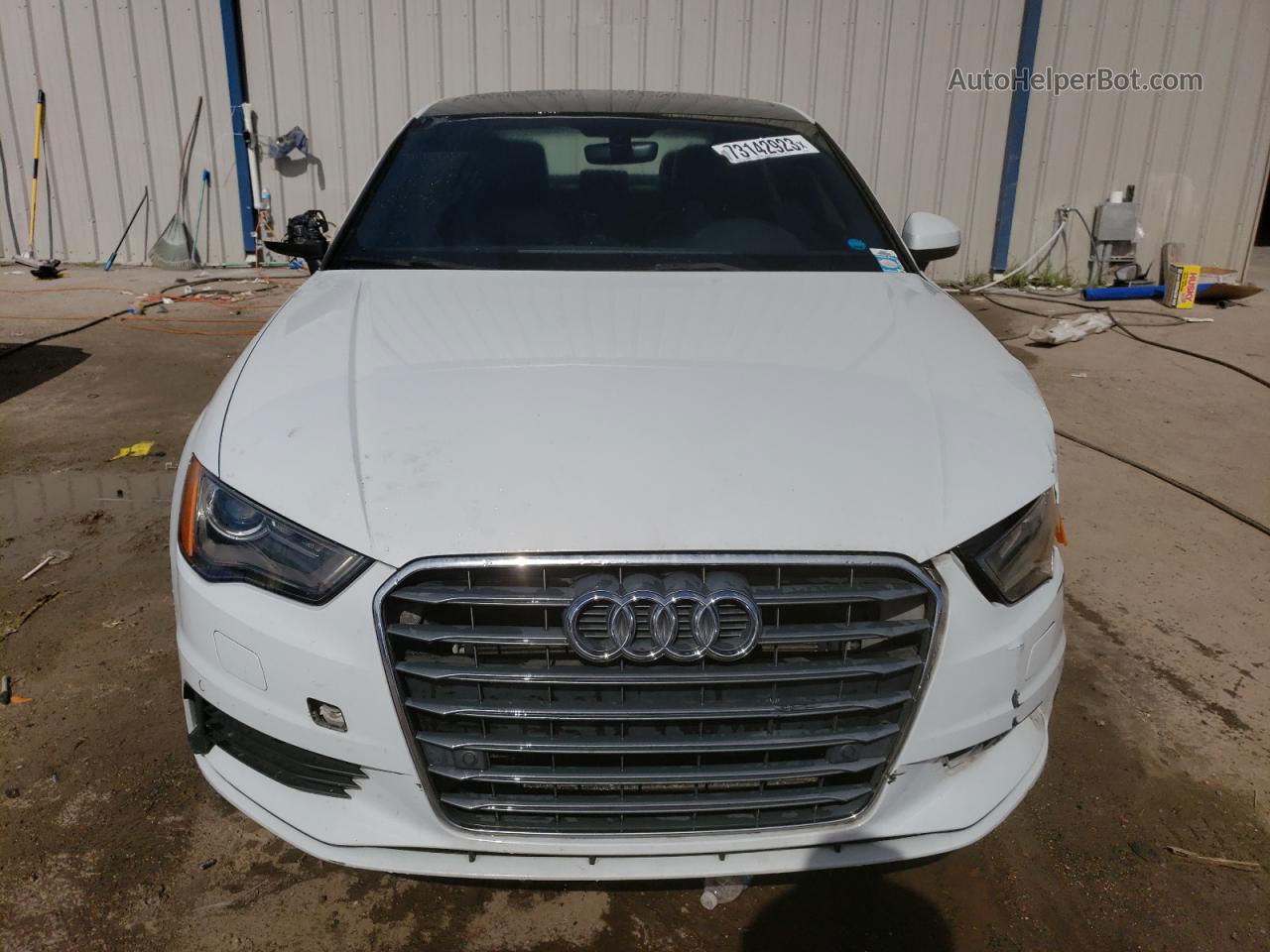 2016 Audi A3 Premium White vin: WAUA7GFF3G1026288