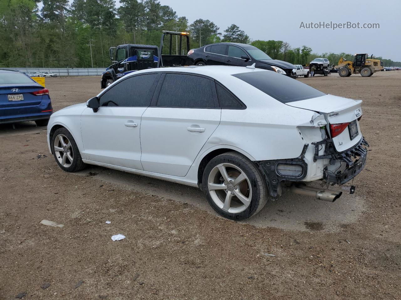 2016 Audi A3 Premium White vin: WAUA7GFF3G1031054