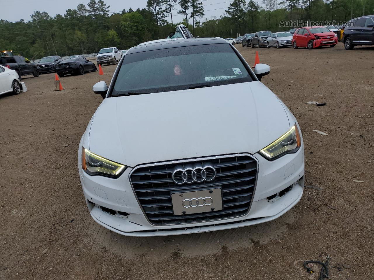 2016 Audi A3 Premium White vin: WAUA7GFF3G1031054