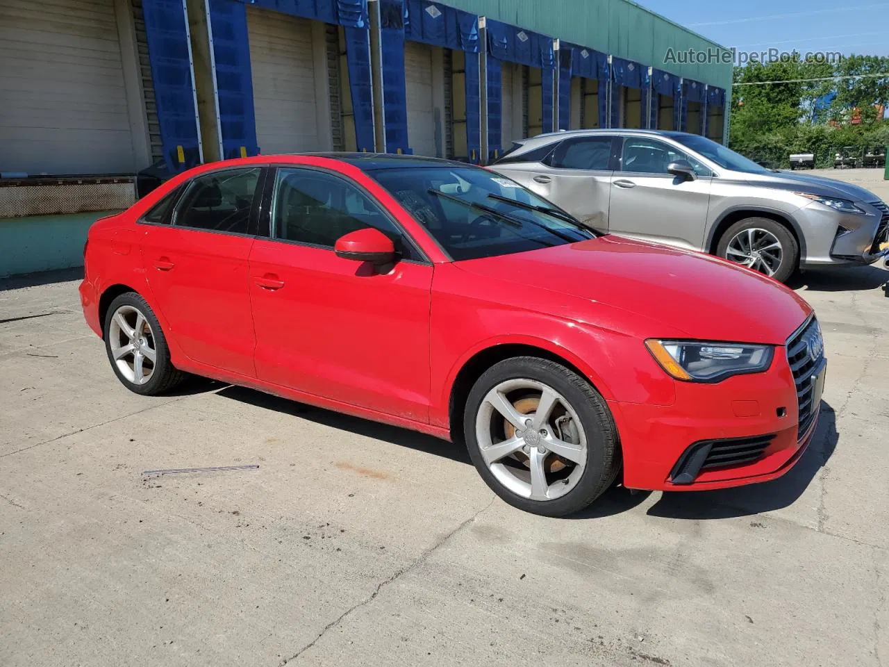 2016 Audi A3 Premium Красный vin: WAUA7GFF3G1049960