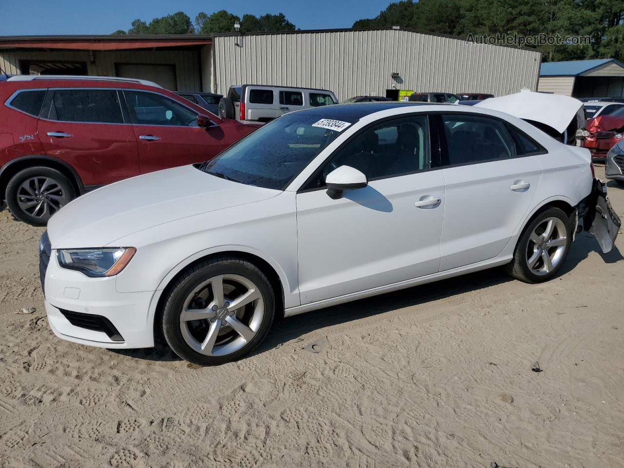 2016 Audi A3 Premium White vin: WAUA7GFF4G1008303