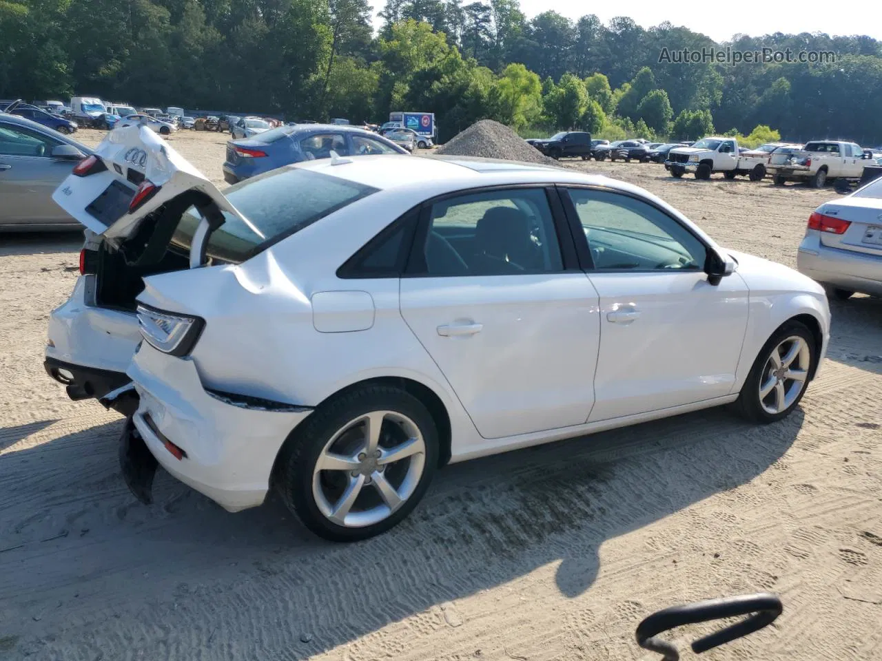 2016 Audi A3 Premium White vin: WAUA7GFF4G1008303