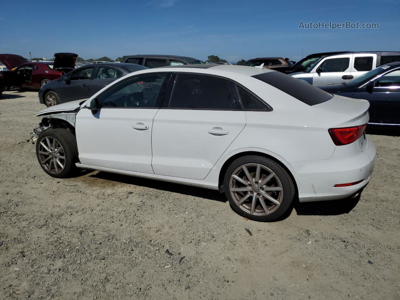 2016 Audi A3 Premium White vin: WAUA7GFF4G1032262