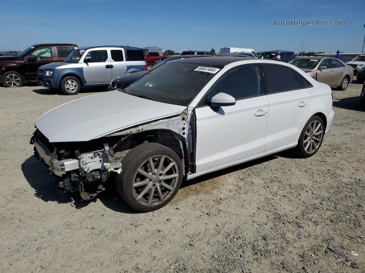 2016 Audi A3 Premium White vin: WAUA7GFF4G1032262