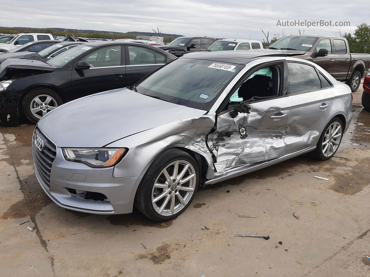 2016 Audi A3 Premium Silver vin: WAUA7GFF4G1062443