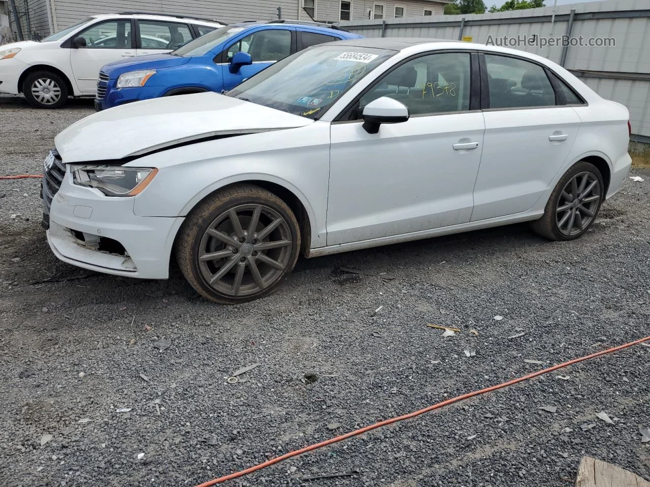 2016 Audi A3 Premium White vin: WAUA7GFF5G1012974