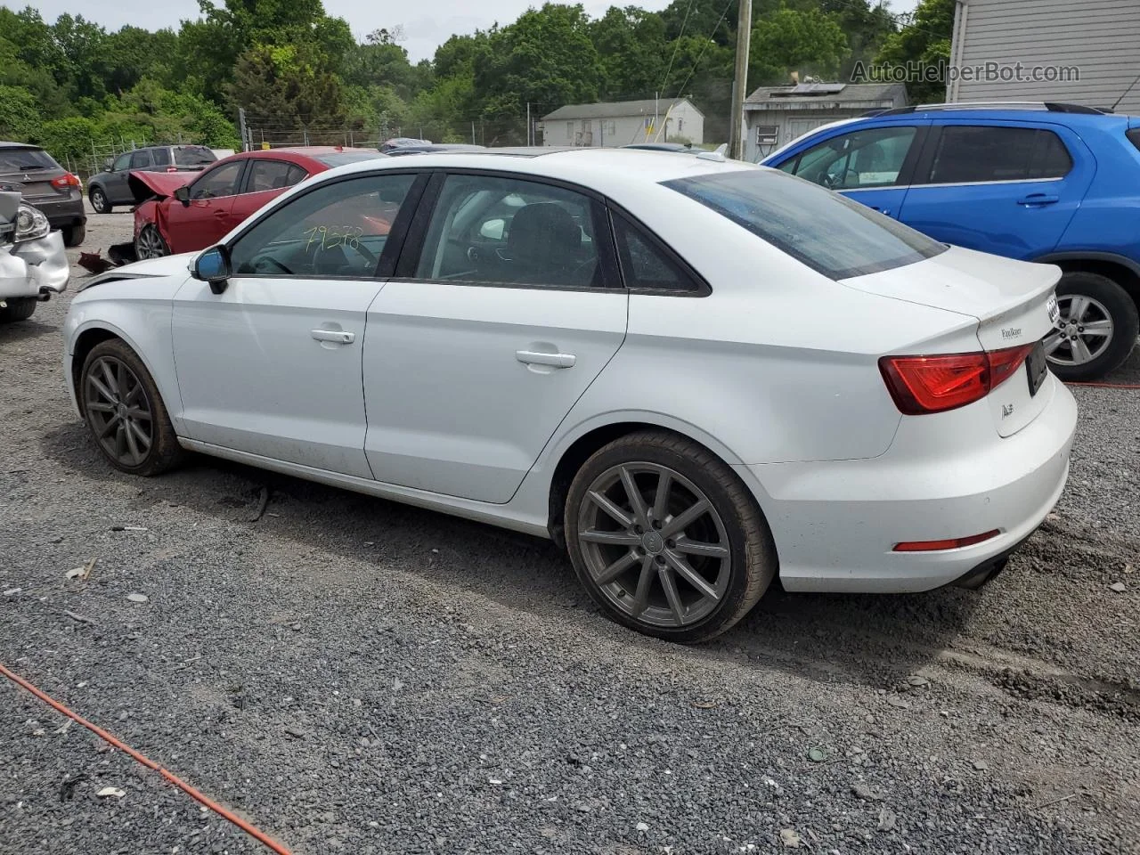 2016 Audi A3 Premium White vin: WAUA7GFF5G1012974