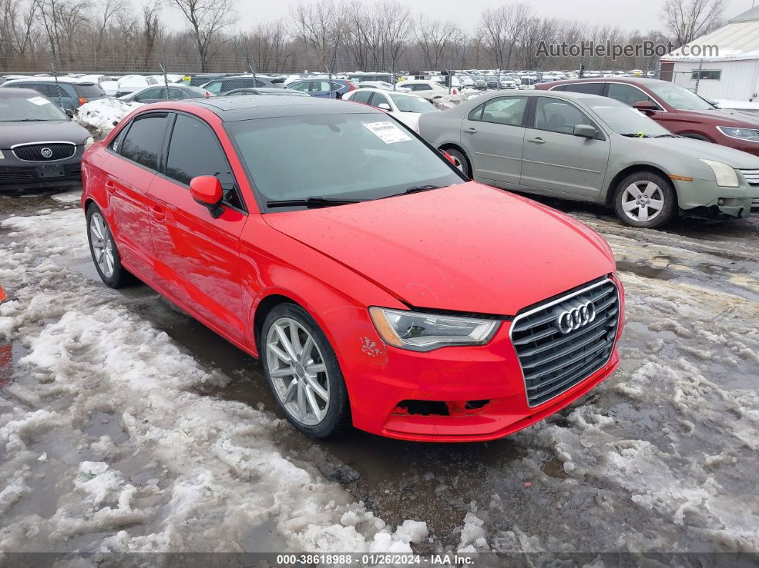 2016 Audi A3 1.8t Premium Красный vin: WAUA7GFF5G1022632